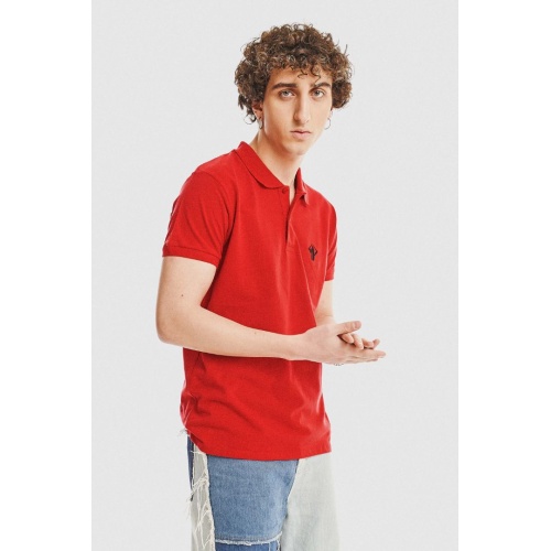 Prophet Ανδρικό Pique Polo Shirt 231430024 Βαμβακερό Regular-Fit - Red