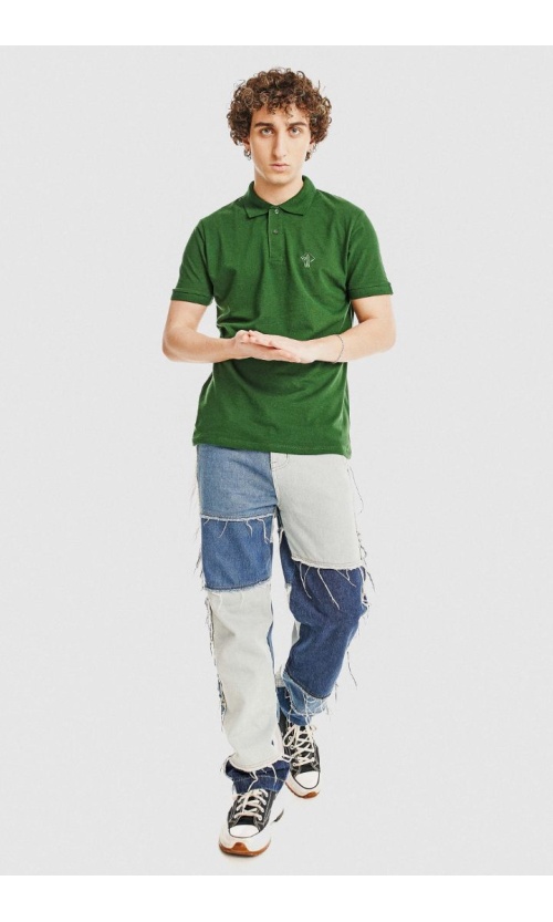 Prophet Ανδρικό Pique Polo Shirt 231430024 Βαμβακερό Regular-Fit - Green
