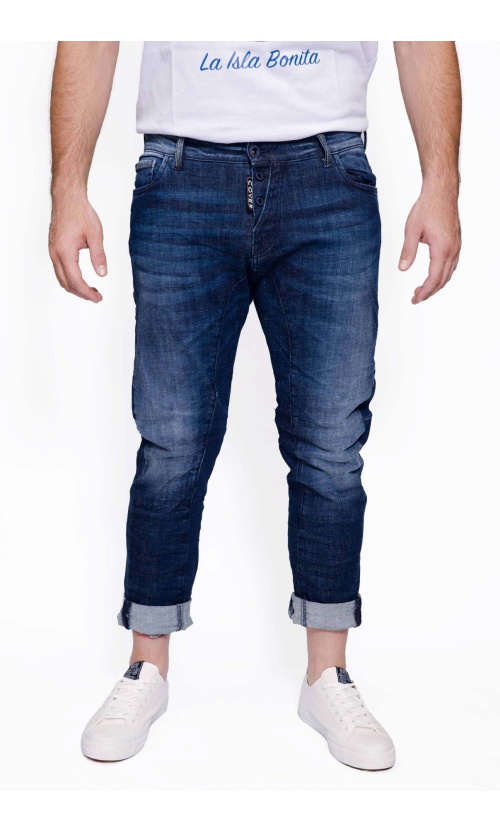 Cover Denim Men’s Jeans NEW BIKER Q2441-27 – Blue