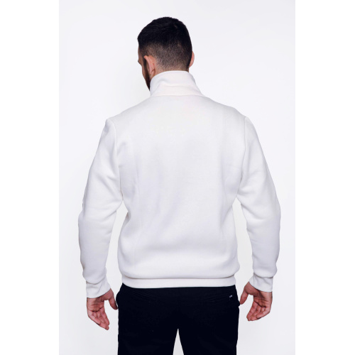 Cover Denim Men’s Zip-Up Sweatshirt Jacket FSEVEN ZX453-27 – White