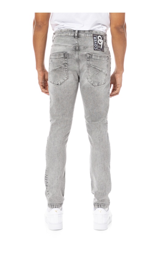 Cover Denim Ανδρικό Τζιν Παντελόνι NEW DATE K2844-28 – Washed Grey