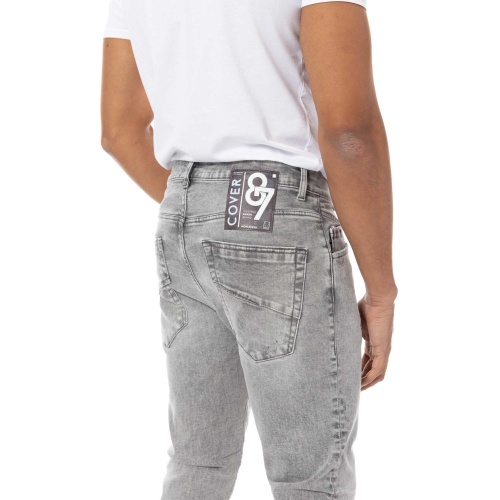 Cover Denim Ανδρικό Τζιν Παντελόνι DATE K2844-28 – Washed Grey
