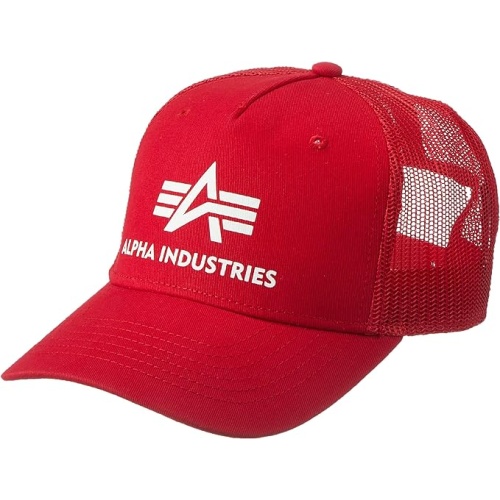 Alpha Industries BASIC Trucker Cap Βαμβακερό – Speed Red