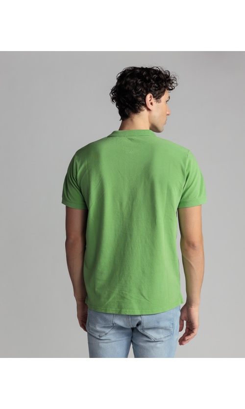 Devergo Ανδρικό Pique Polo Shirt 4062 Βαμβακερό Regular-Fit – Light Green