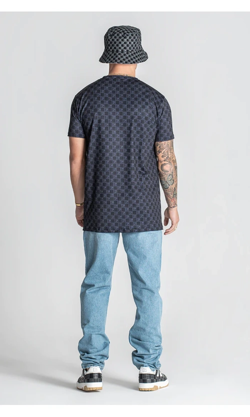 Gianni Kavanagh Ανδρικό CLONE T-Shirt Πολυεστερικό Slim-Fit – Black