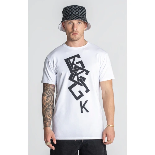 Gianni Kavanagh Ανδρικό (UN)BALANCE T-Shirt Βαμβακερό Oversize-Fit – Λευκό