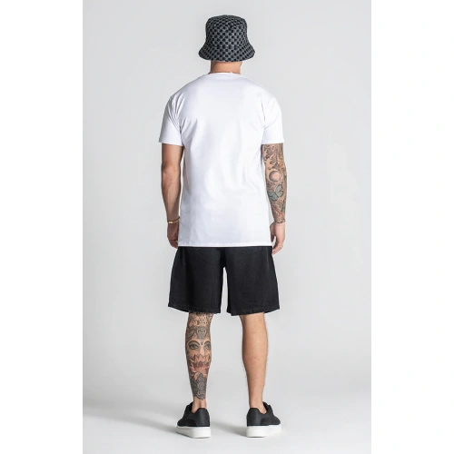 Gianni Kavanagh Ανδρικό (UN)BALANCE T-Shirt Βαμβακερό Slim-Fit – White