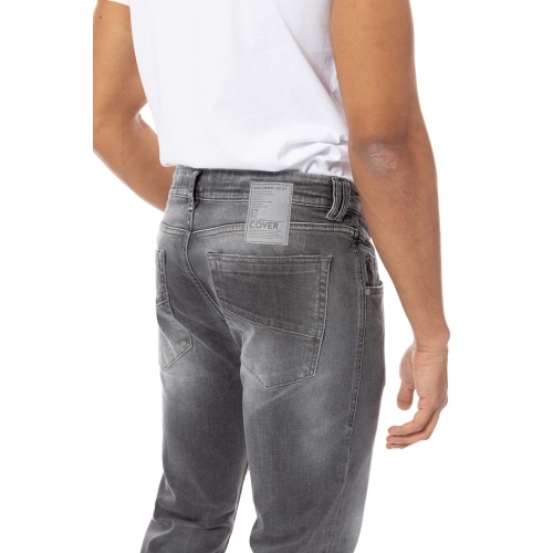 Cover Denim Ανδρικό ROYAL K2758-28 Τζιν Βαμβακερό Παντελόνι Skinny-Fit – Grey
