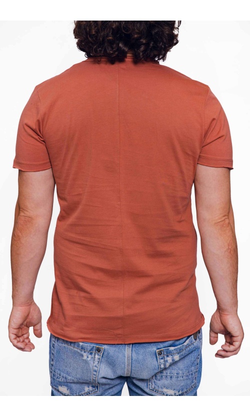 Bigbong Ανδρικό INSPECTOR GADGET T-Shirt Βαμβακερό Regular-Fit – Brick Red