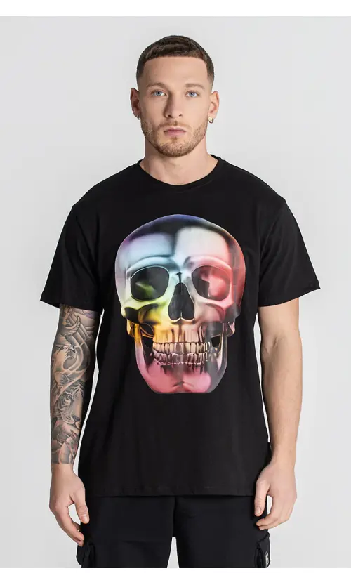 Gianni Kavanagh Ανδρικό ALIEN T-Shirt Βαμβακερό Regular-Fit – Black