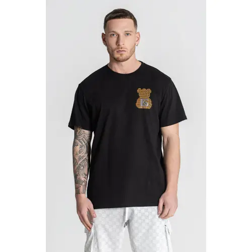 Gianni Kavanagh Ανδρικό PRECIOUS BEAR T-Shirt Βαμβακερό Regular-Fit – Black