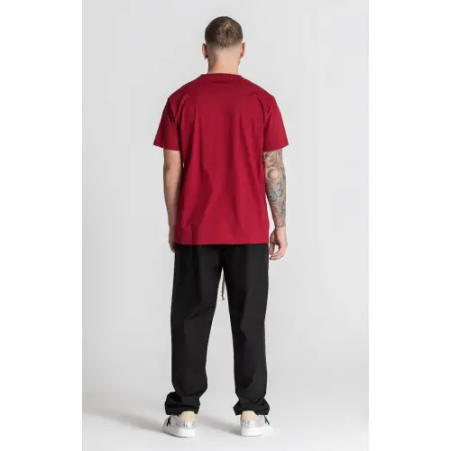 Gianni Kavanagh Ανδρικό CORE T-Shirt Βαμβακερό Regular-Fit – Burgundy