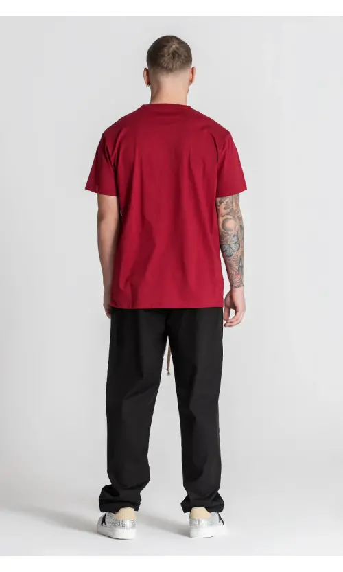 Gianni Kavanagh Ανδρικό CORE T-Shirt Βαμβακερό Regular-Fit – Burgundy