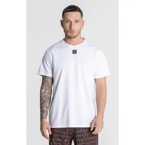 Gianni Kavanagh Ανδρικό CORE T-Shirt Βαμβακερό Regular-Fit – White