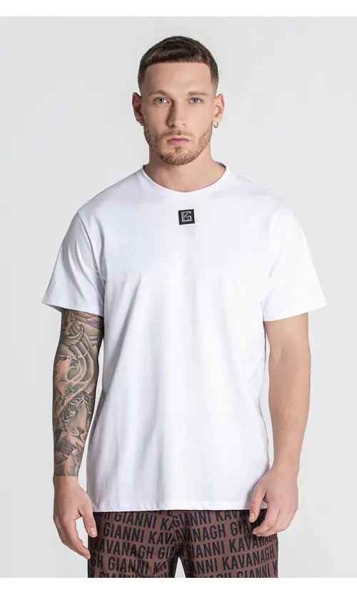 Gianni Kavanagh Ανδρικό CORE T-Shirt Βαμβακερό Regular-Fit – White