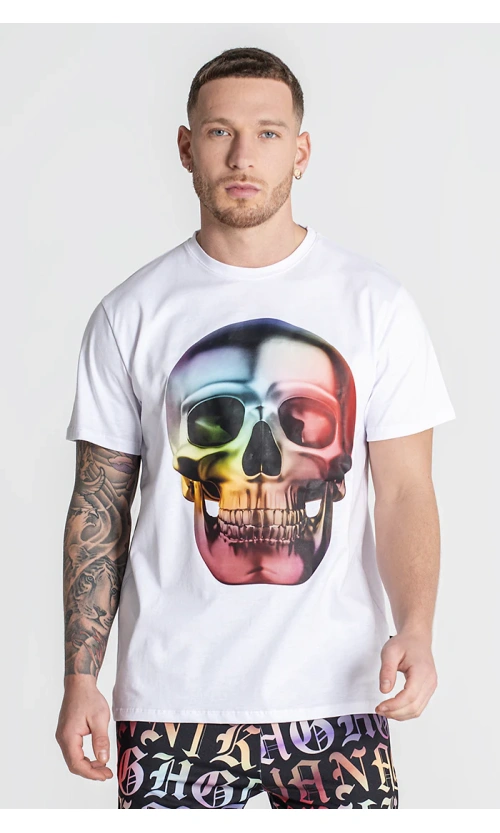 Gianni Kavanagh Ανδρικό ALIEN T-Shirt Βαμβακερό Regular-Fit – White