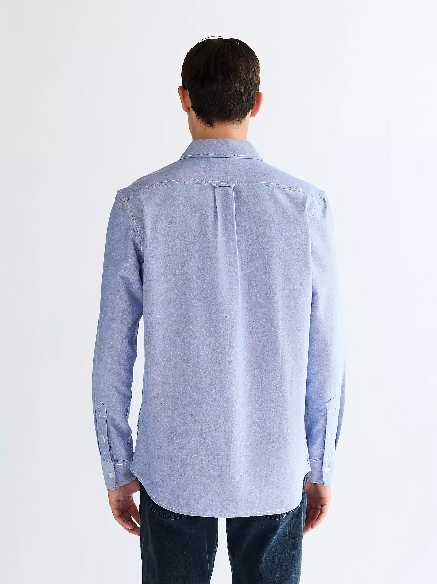 Wrangler Ανδρικό Πουκάμισο Oxford 112350481 – Oxford Blue