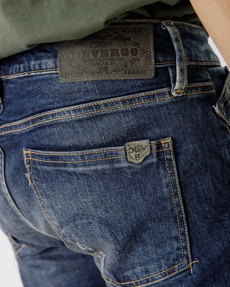 Devergo Men's Jeans DYLAN 23506 - Blue - Image 4