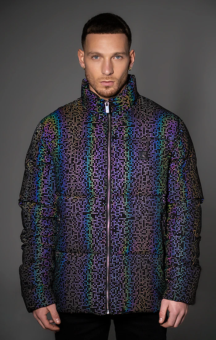 Gianni Kavanagh Ανδρικό ALIEN Puffer Μπουφάν Nylon Regular-Fit – Multicolor - Image 2
