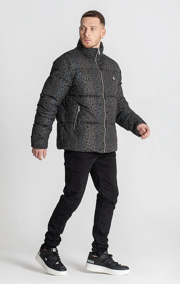 Gianni Kavanagh Ανδρικό ALIEN Puffer Μπουφάν Nylon Regular-Fit – Multicolor - Image 4