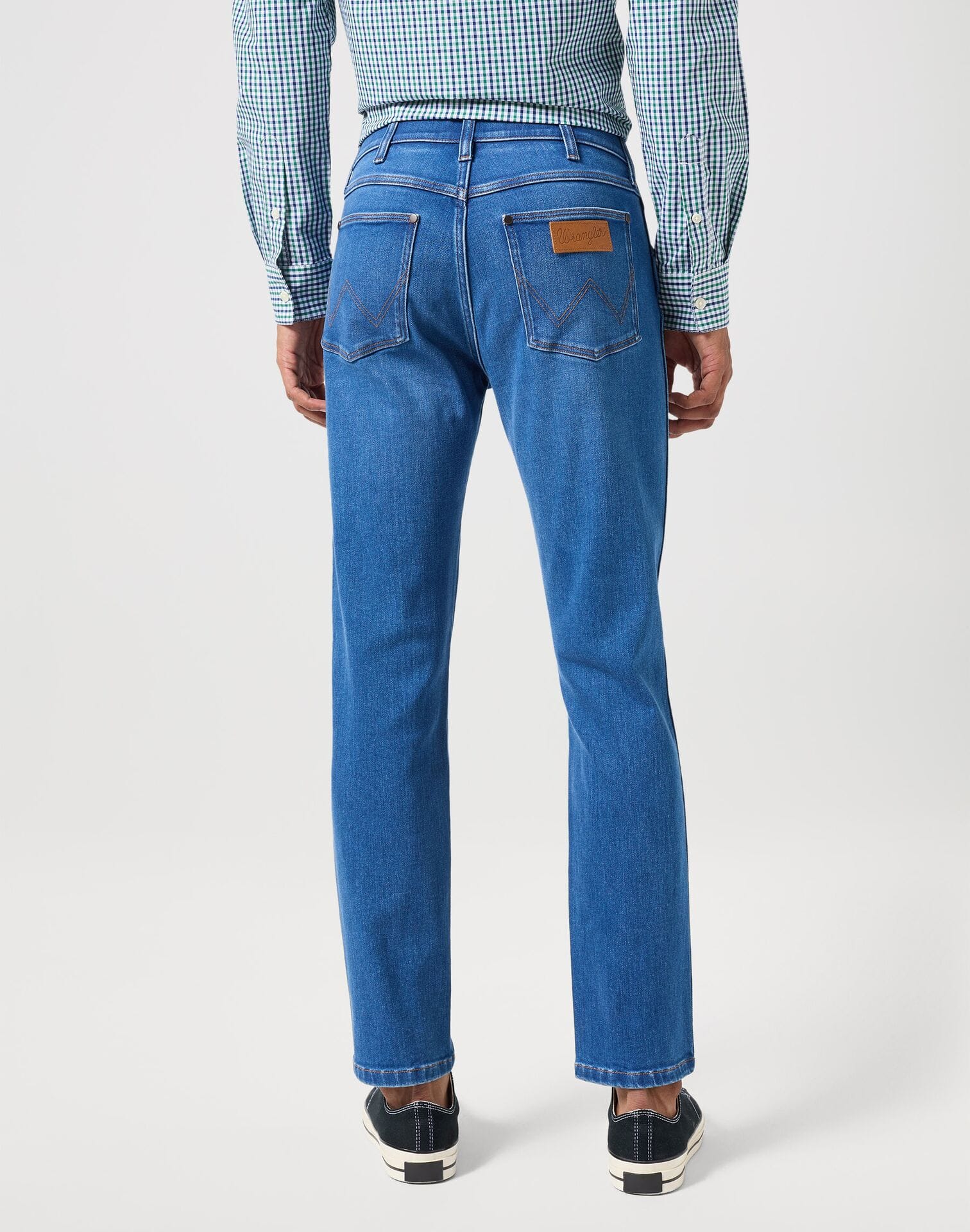 Wrangler Ανδρικό LARSTON 812 RUSTIC Τζιν Παντελόνι – Blue