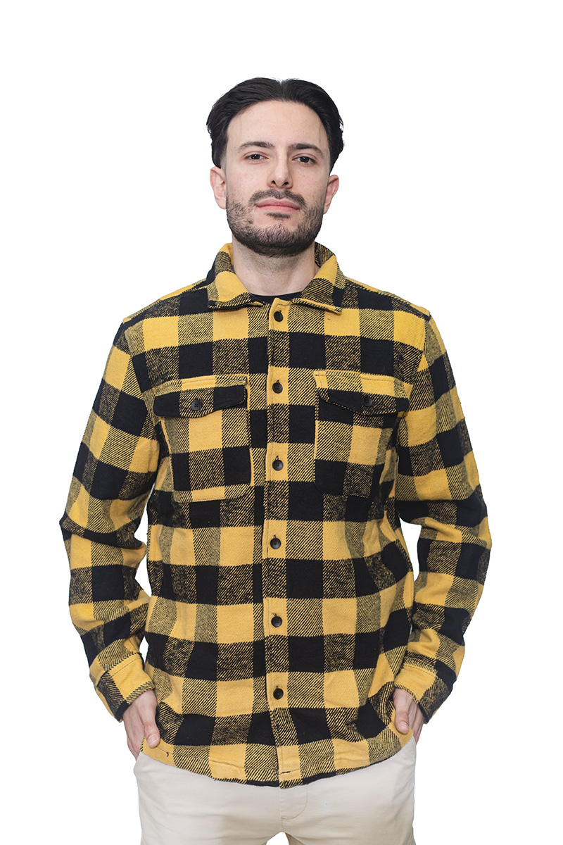 Devergo Ανδρικό Overshirt 5021 – Yellow