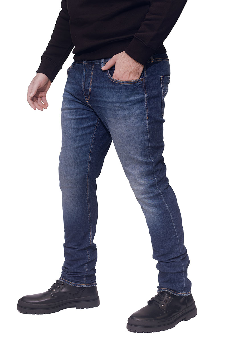 Devergo Ανδρικό NEW SLIM 25103 Τζιν Παντελόνι – Blue