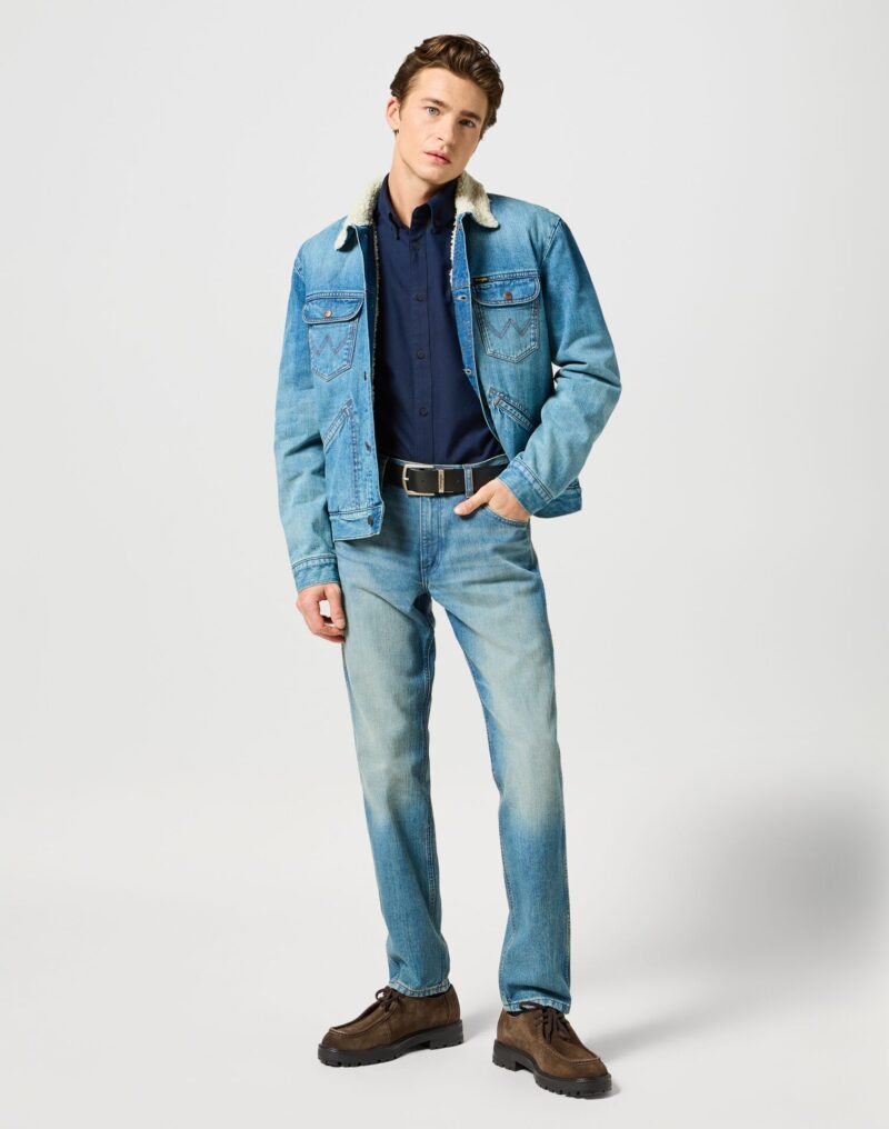 Wrangler Ανδρικό Πουκάμισο Oxford 112357241 – Dark Navy