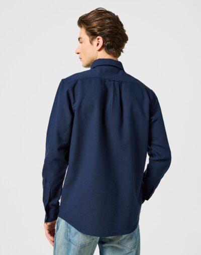 Wrangler Ανδρικό Πουκάμισο Oxford 112357241 – Dark Navy