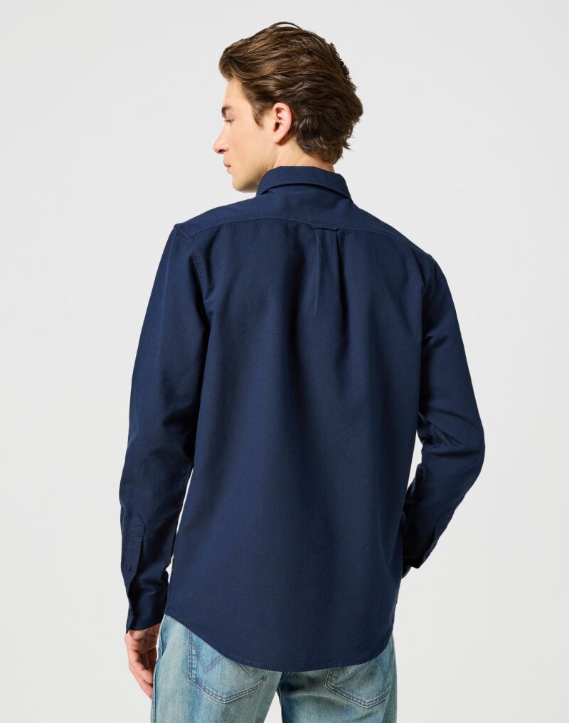 Wrangler Ανδρικό Πουκάμισο Oxford 112357241 – Dark Navy