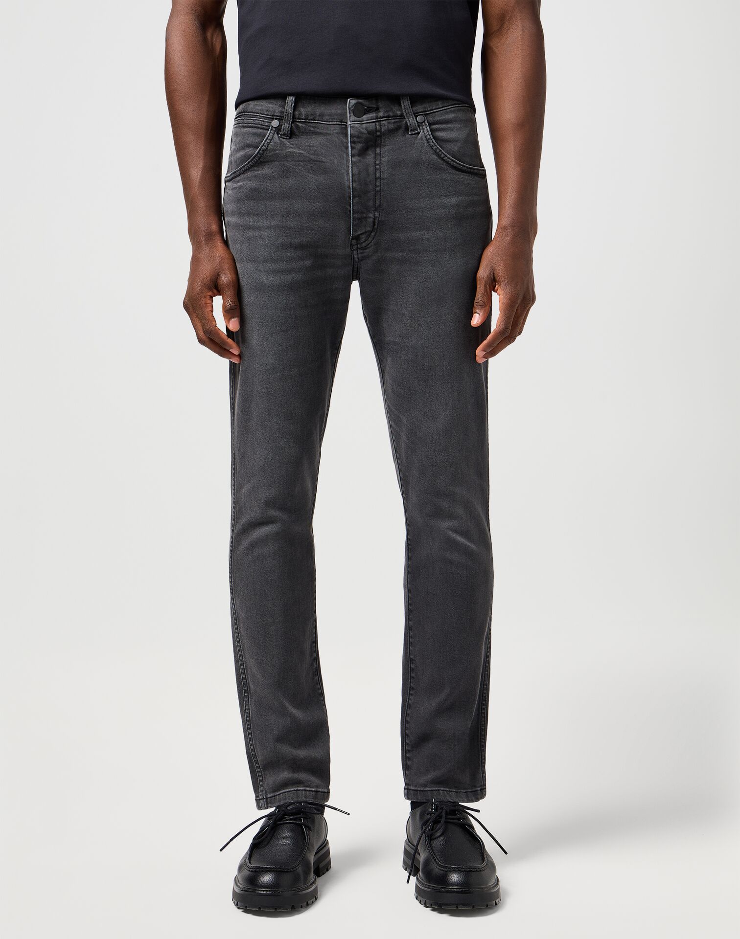 Wrangler Ανδρικό LARSTON 812 WHISPERED WASH Τζιν Παντελόνι – Anthracite Grey