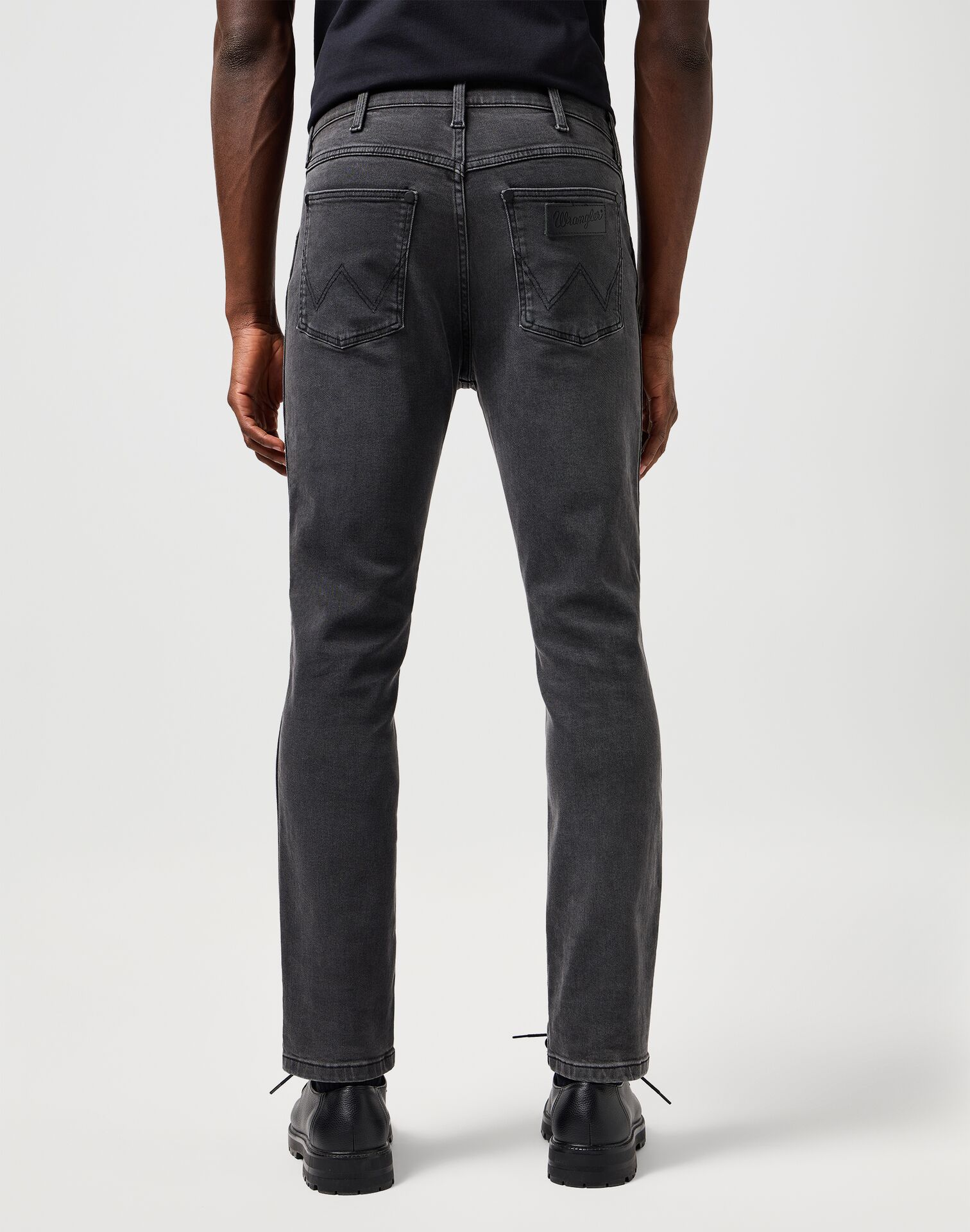 Wrangler Ανδρικό LARSTON 812 WHISPERED WASH Τζιν Παντελόνι – Anthracite Grey