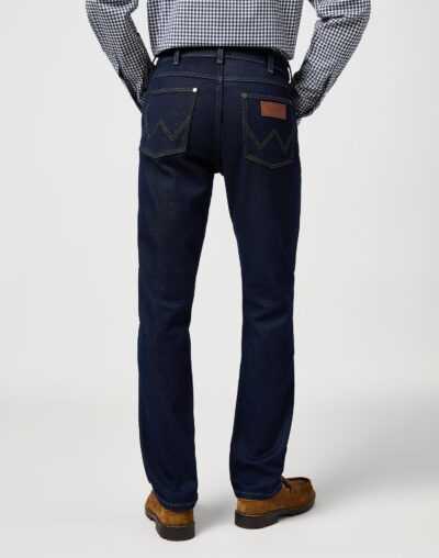 Wrangler Ανδρικό GREENSBORO 803 MOONLIGHT RINSE Τζιν Παντελόνι – Dark Blue