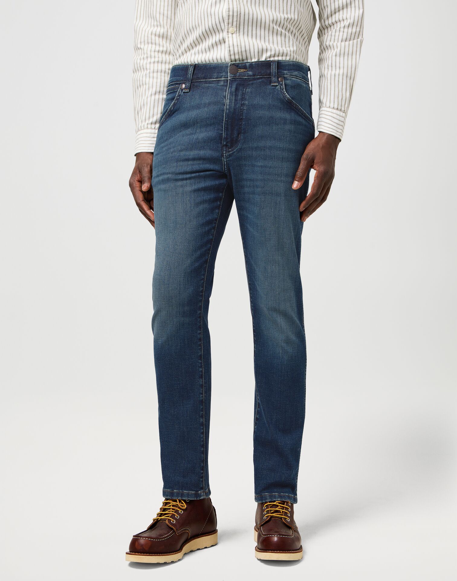 Wrangler Ανδρικό LARSTON 812 MARINE TINT Τζιν Παντελόνι – Blue