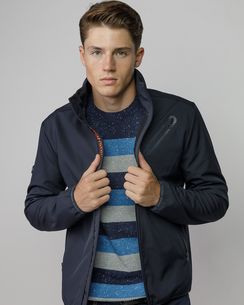 Devergo Ανδρικό Μεταβατικό Μπουφάν 7016 – Navy Blue
