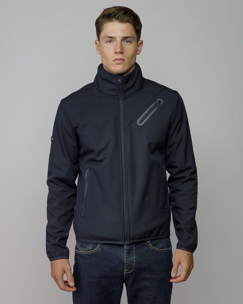 Devergo Ανδρικό Μεταβατικό Μπουφάν 7016 – Navy Blue