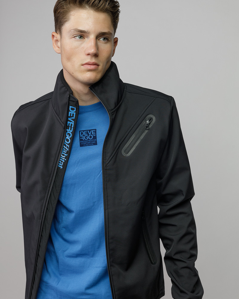 Devergo Ανδρικό Μεταβατικό Μπουφάν 7016 – Black