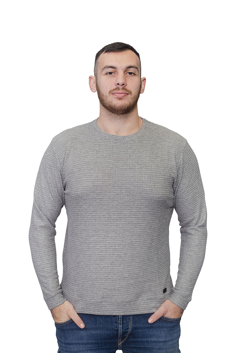 Cover Denim Ανδρικό TONY Z0502-31 Πλεκτό – Silver Grey