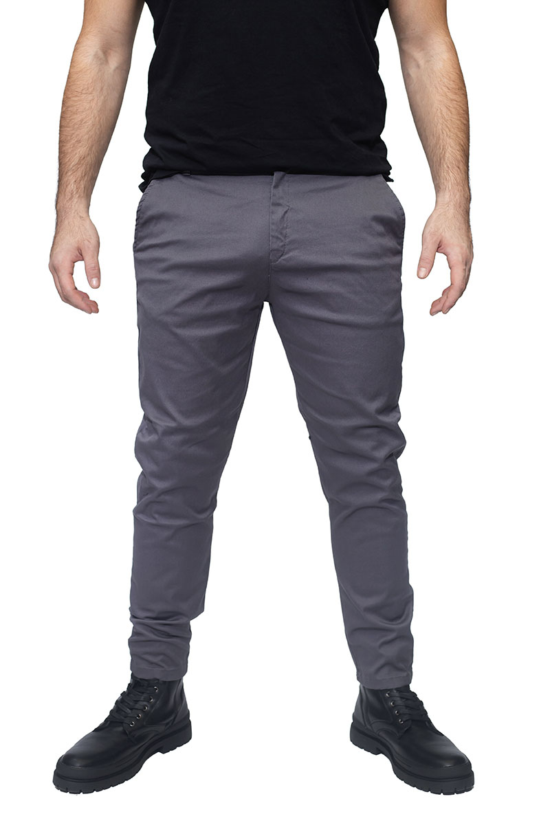 Cover Denim Ανδρικό NEW TODD M0093-31 Chinos Παντελόνι – Dark Grey