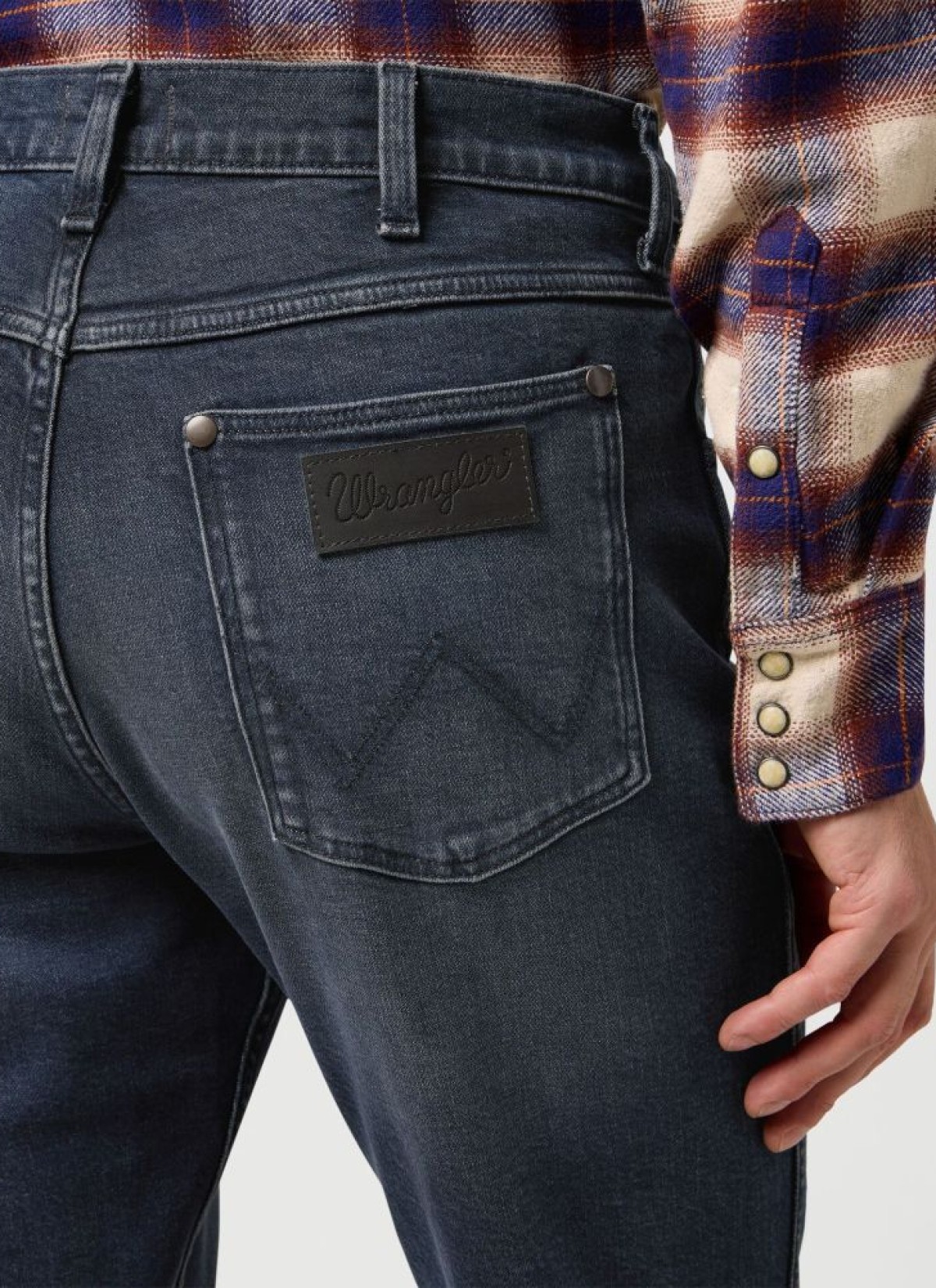 Wrangler Ανδρικό GREENSBORO 803 OCEAN STORM Τζιν Παντελόνι – Dark Washed Blue