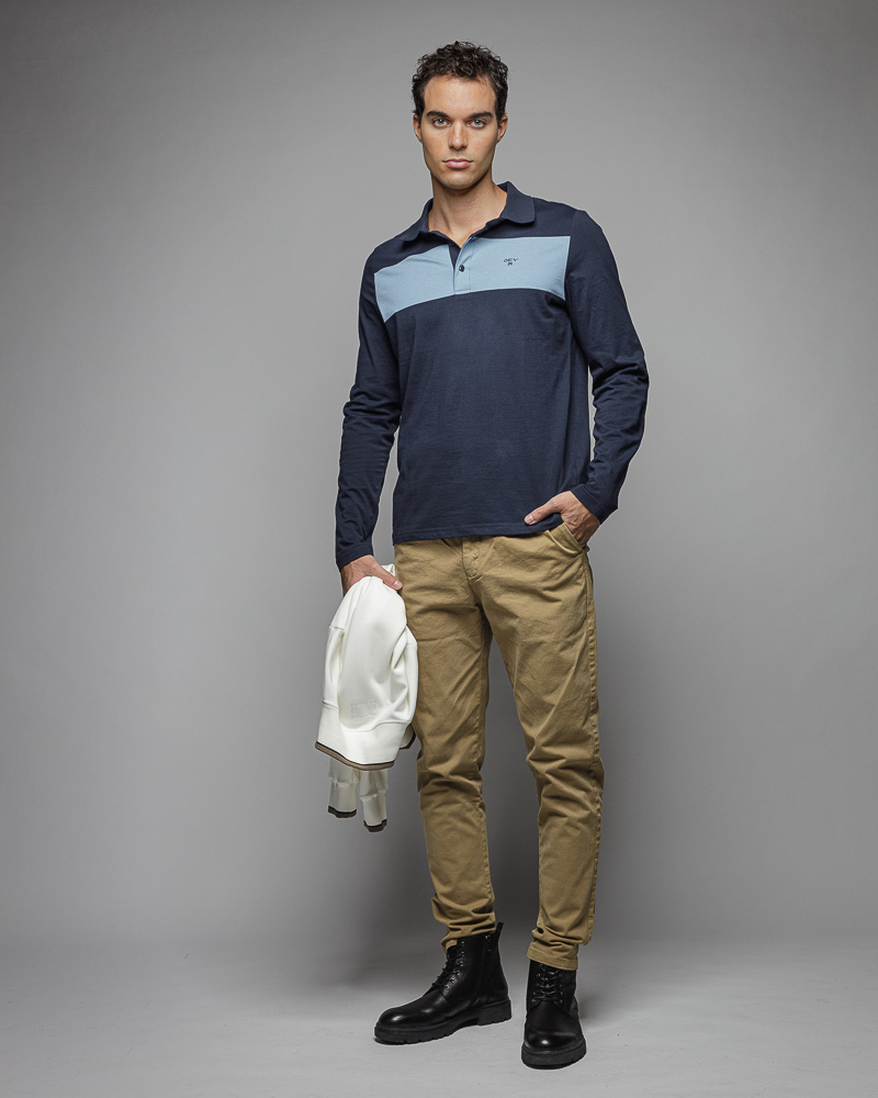 Devergo Ανδρικό Chinos Παντελόνι 1000 – Sand Beige