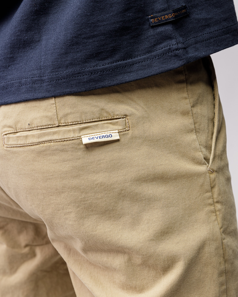 Devergo Ανδρικό Chinos Παντελόνι 1000 – Sand Beige