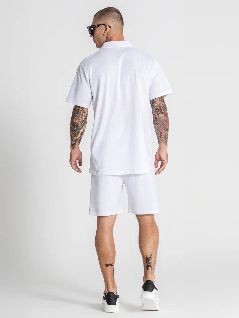 Gianni Kavanagh Ανδρικό GK Pique Polo Shirt – White