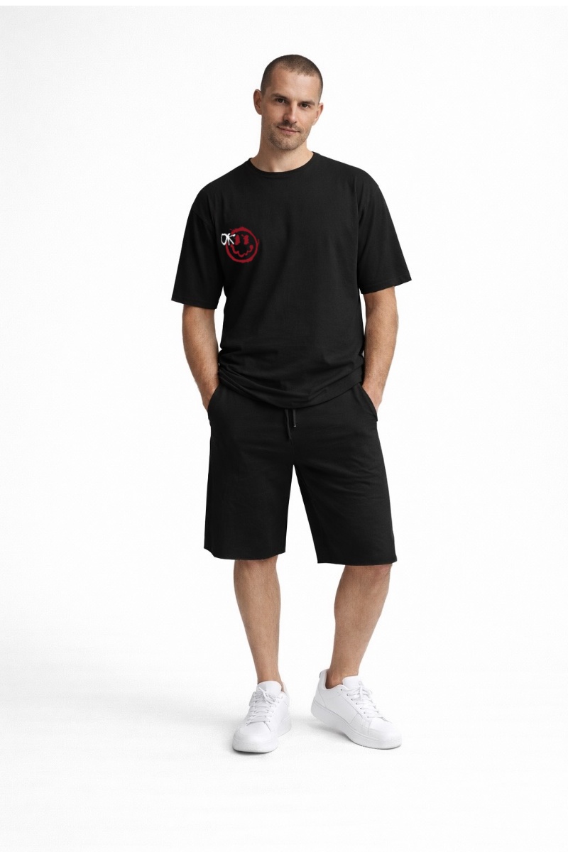 Bigbong Ανδρικό NEVER LOOK BACK T-Shirt – Black