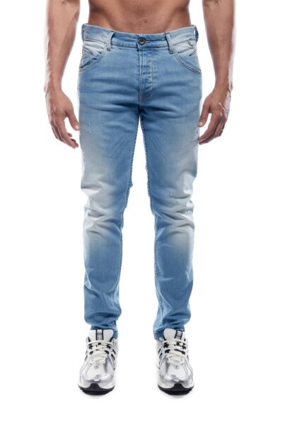 Cover Denim Ανδρικό ROYAL E7358-32 Τζιν Παντελόνι – Washed Blue