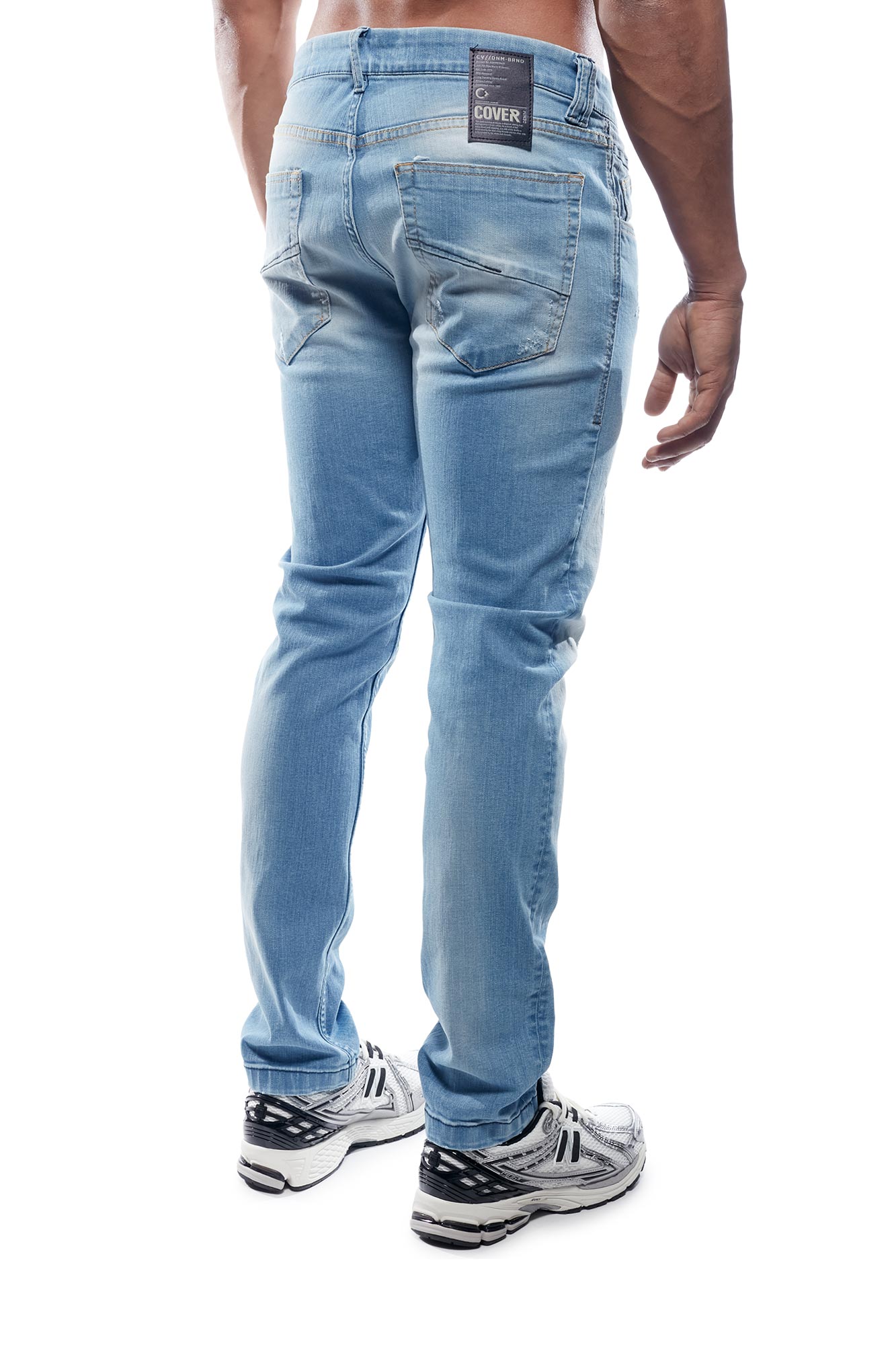 Cover Denim Ανδρικό ROYAL E7358-32 Τζιν Παντελόνι – Washed Blue