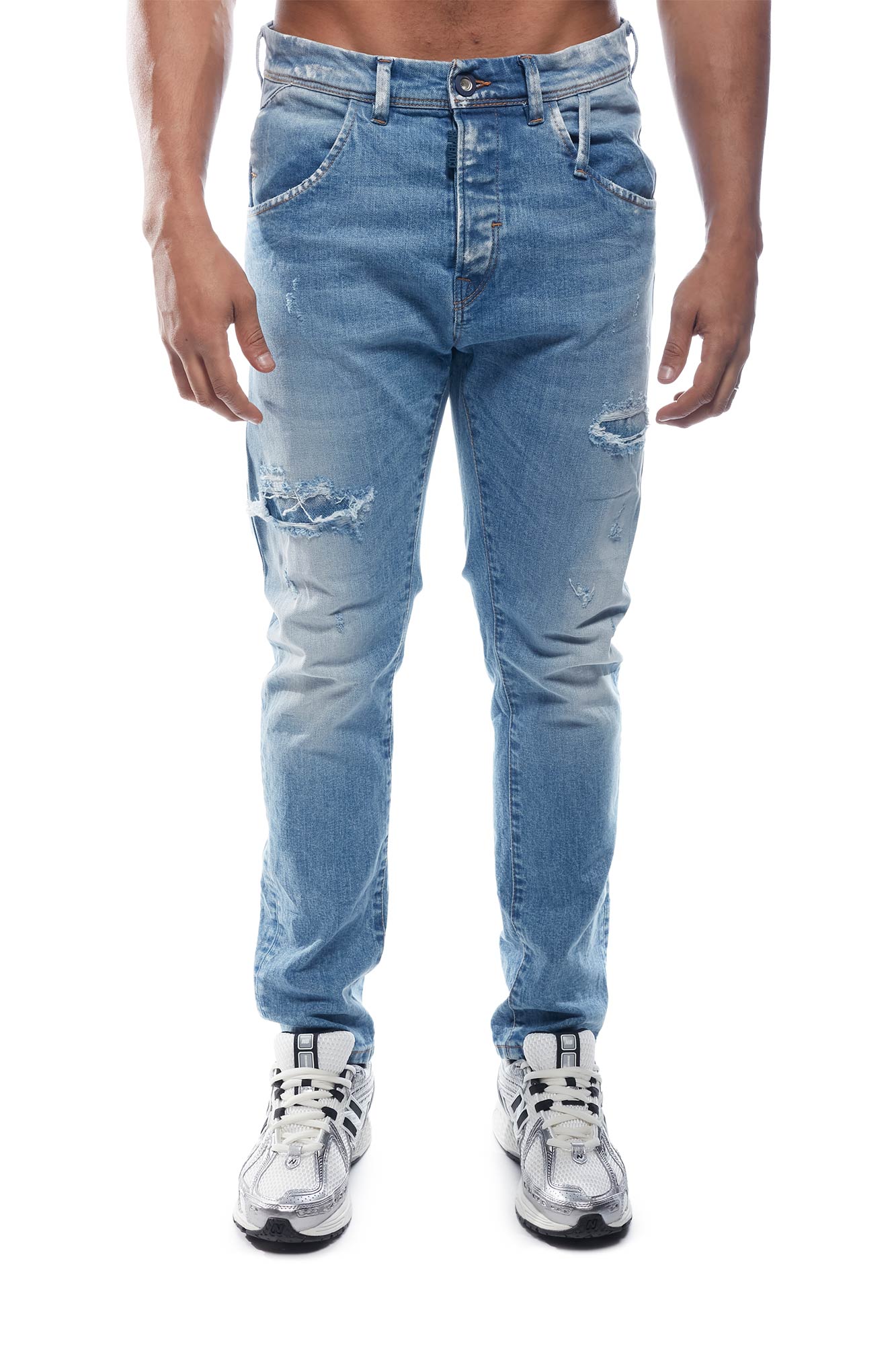 Cover Denim Ανδρικό NICK E7799-32 Τζιν Παντελόνι – Washed Blue