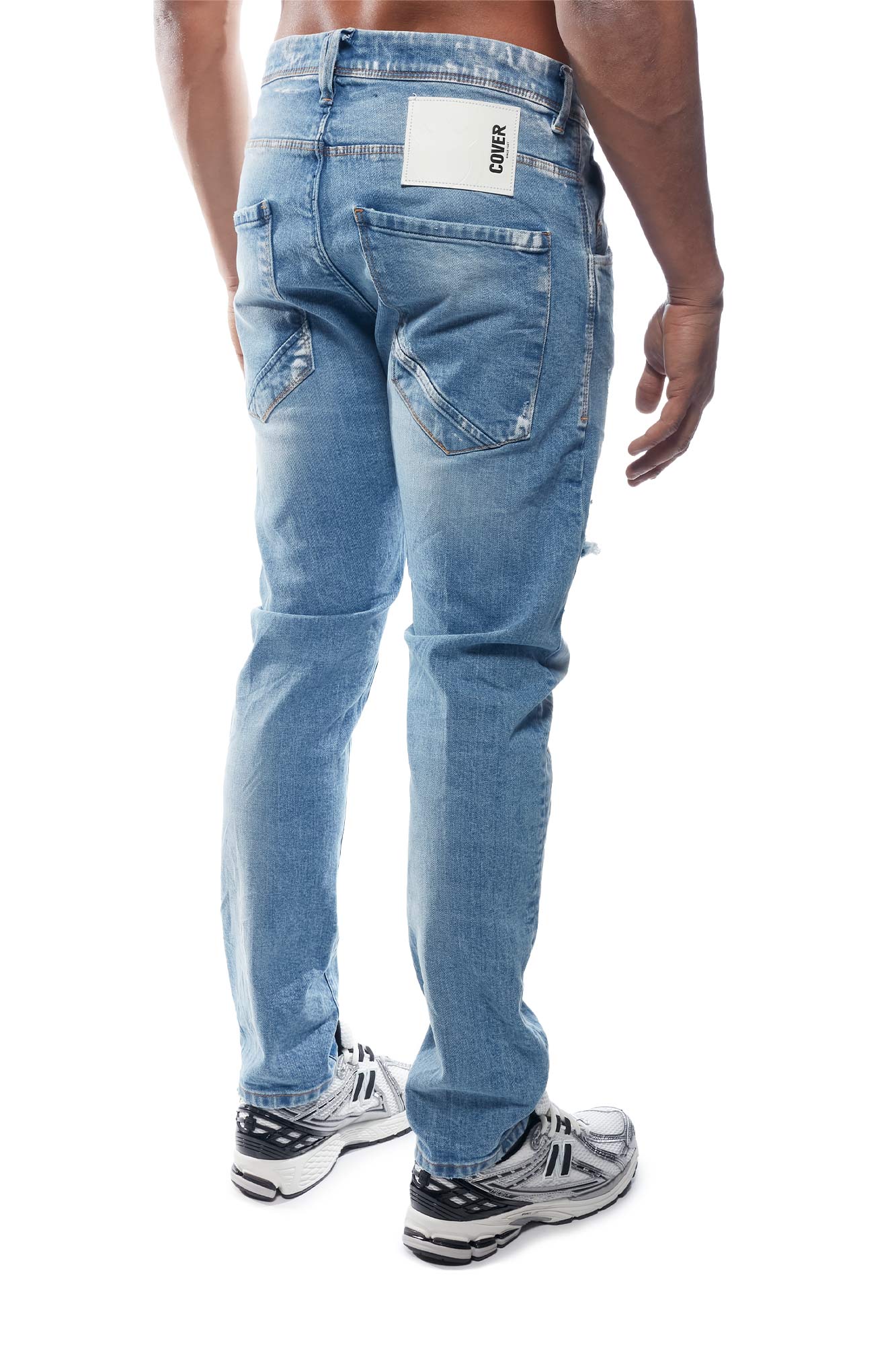 Cover Denim Ανδρικό NICK E7799-32 Τζιν Παντελόνι – Washed Blue