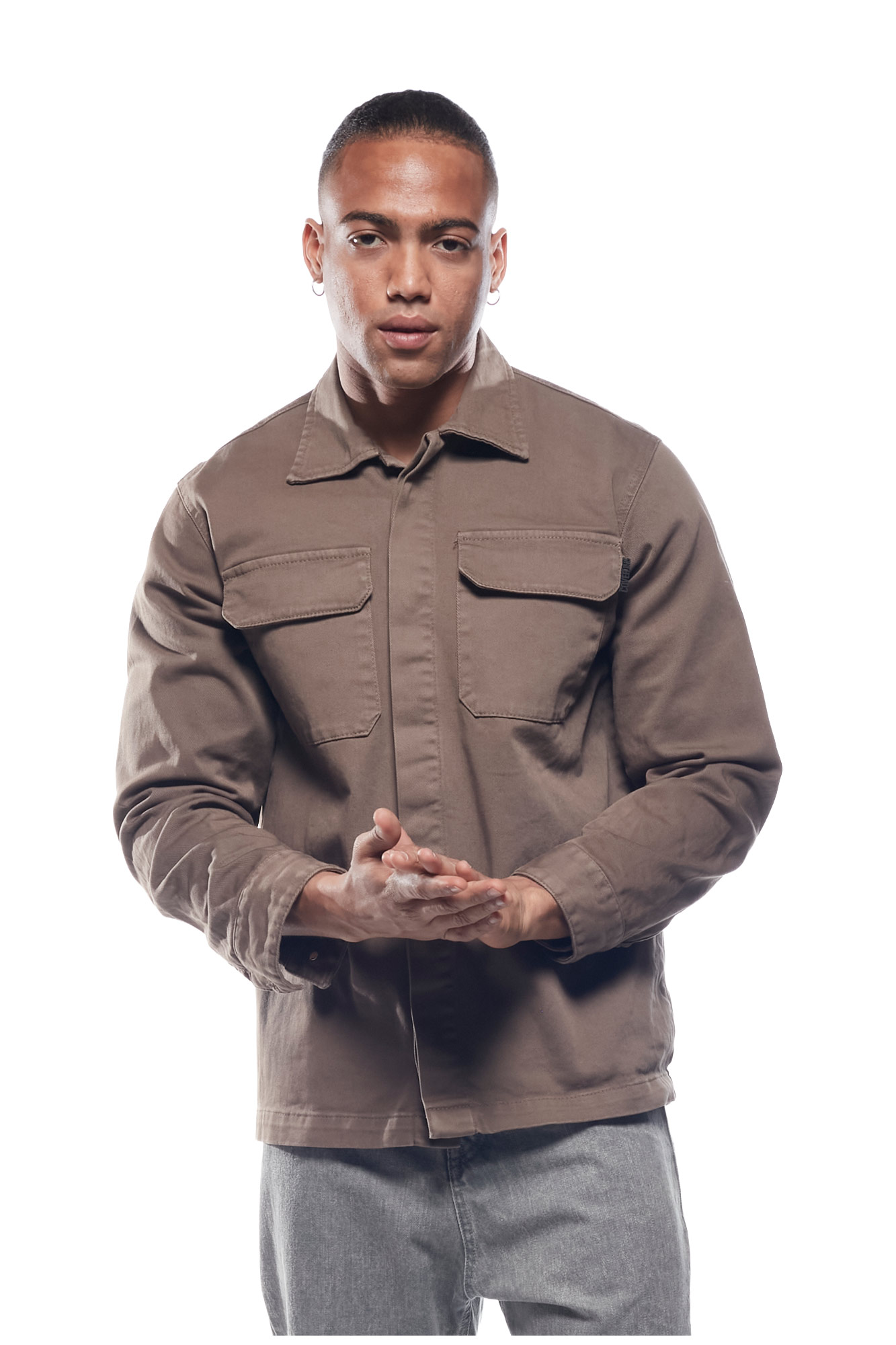 Cover Denim Ανδρικό Τζιν Overshirt Ι0060-32 – Chocolate