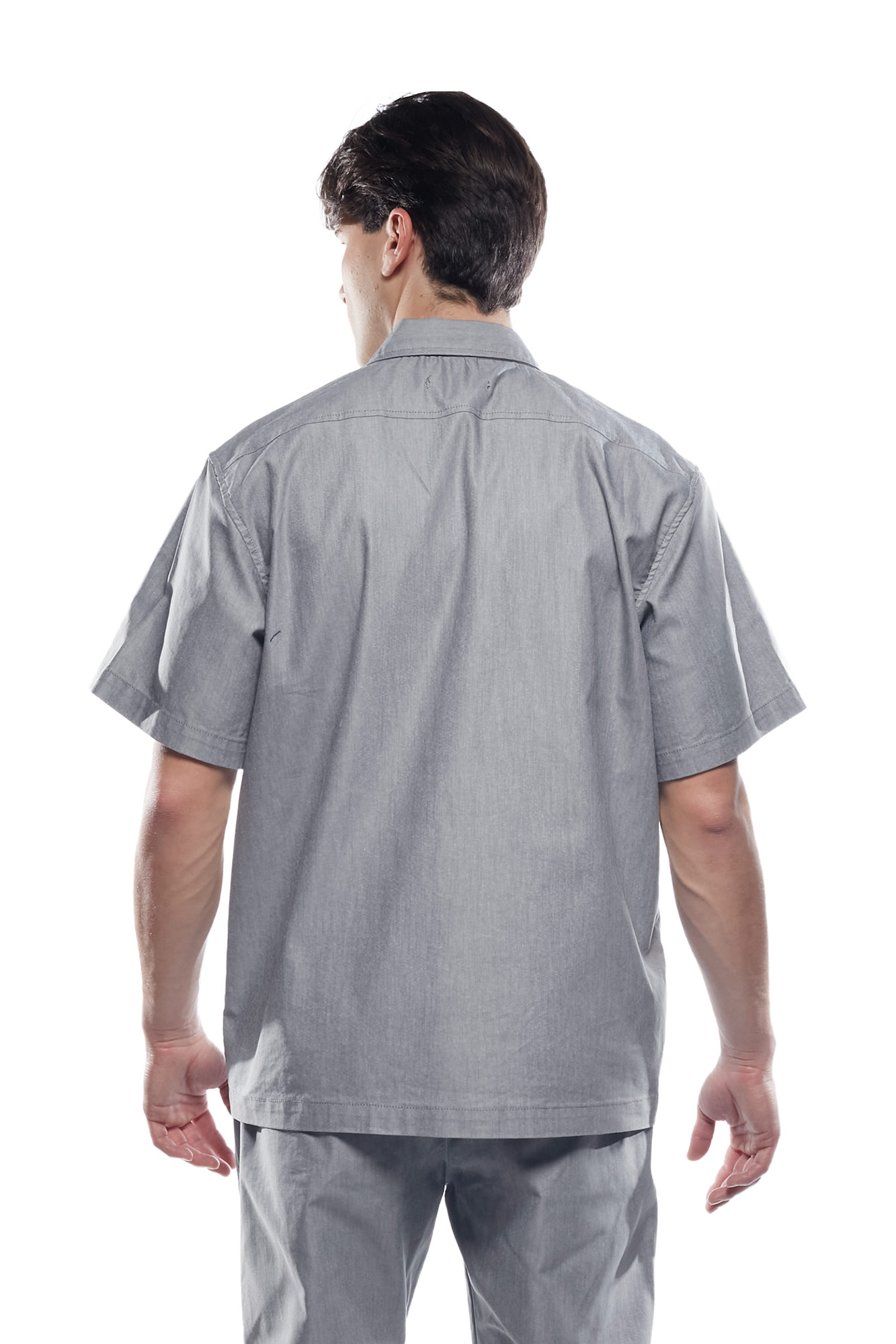 Cover Denim Ανδρικό S DARIO Overshirt JG067-32 – Light Grey
